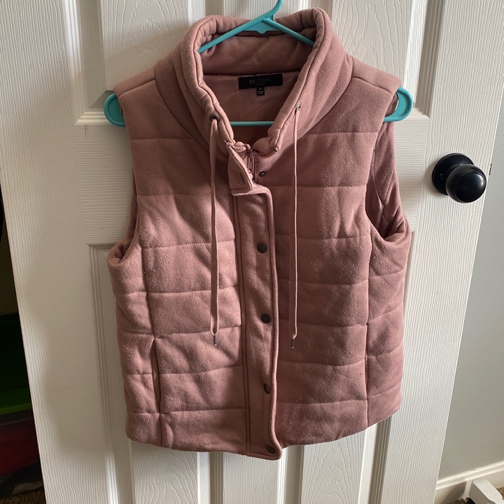 Blush pink vest